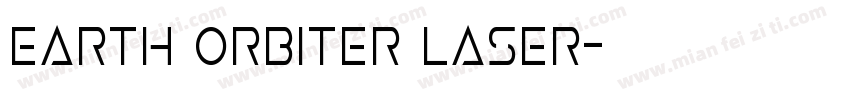 Earth Orbiter Laser字体转换